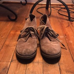 Lucky Brand suede booties